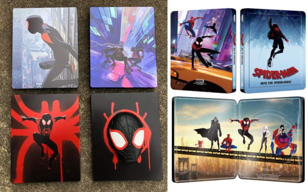 5 steelbooks de Spider-Man Into the Spider-Verse