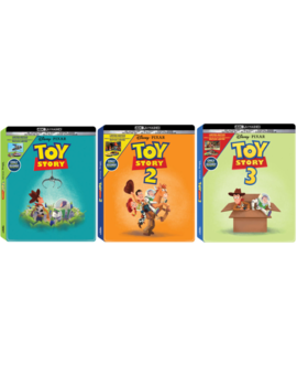 Steelbooks de la trilogía Toy Story en UHD 4K