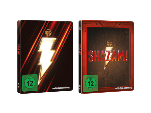 Dos steelbooks de Shazam!