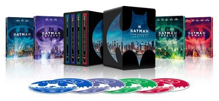 Steelbooks de la tetralogía Batman en UHD 4K
