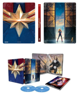 Steelbooks europeos de Captain Marvel