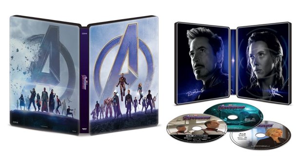 Diseño completo steelbook Avengers Endgame