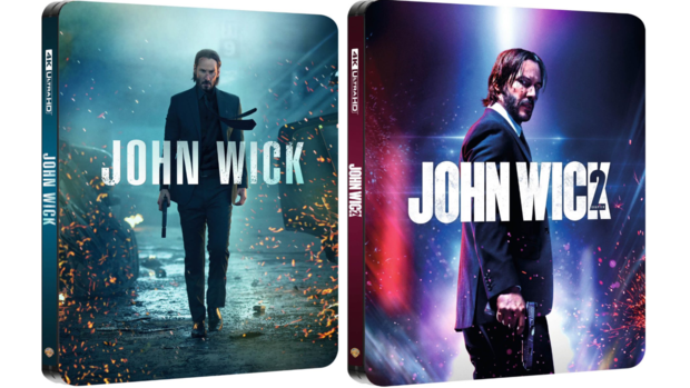 Nuevos steelbooks de John Wick en UHD 4K/BD