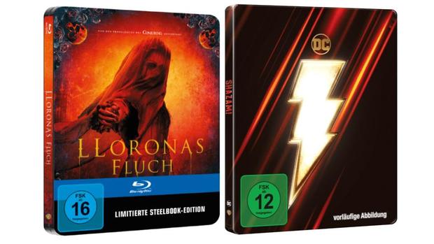 Steelbooks La llorona & Shazam! en España