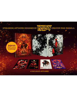 Steelbook exclusivo Hellboy con postales y slipcase