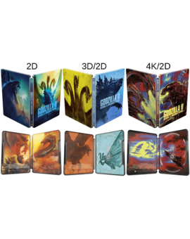 Steelbooks oficiales Godzilla King Of the Monsters
