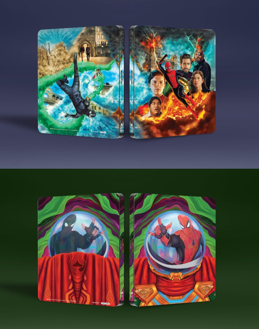Dos steelbooks de Spider-Man Lejos de casa en España