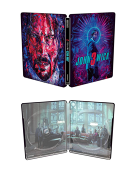 Diseño steelbook alemán John Wick 3 Parabellum