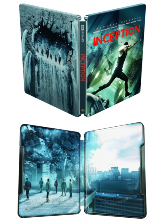 Steelbook UHD 4K de Inception en Europa.