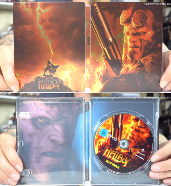 Imágenes del steelbook germano Hellboy (2019)