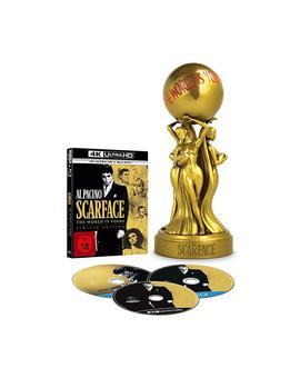 Especificaciones de la edición limitada 4K de Scarface en Alemania.