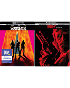 Steelbooks 4K de Hellboy & Charlie's Angels