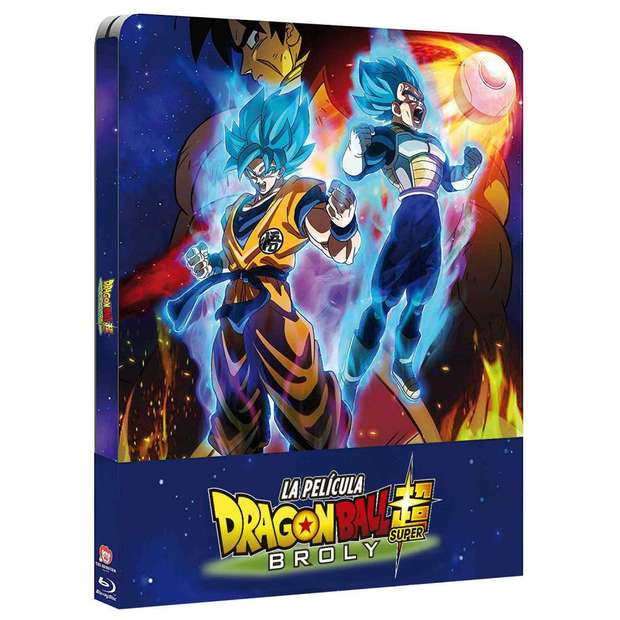Diseño final steelbook Dragon Ball Súper Broly en España