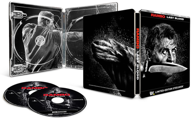 Diseño steelbook 4K Rambo Last Blood