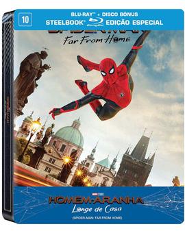 Steelbook carioca de Spider-Man sobre el Puente Carlos