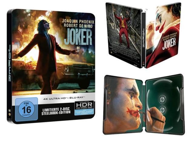 Dos steelbook de Joker en Alemania en UHD 4K/BD