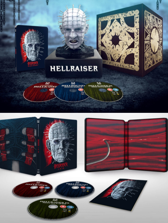 Edición coleccionista y steelbook Hellraiser Trilogy 