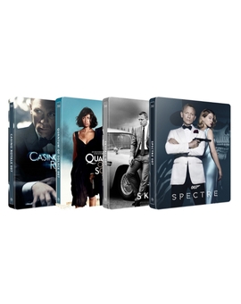 Steelbooks individuales en UHD 4K del Bond de Daniel Craig