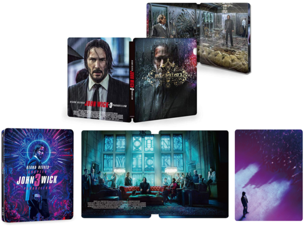 Nuevos steelbook de John Wick 3 Parabellum