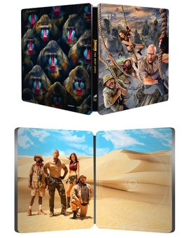 Diseño steelbook Jumanji The Next Level