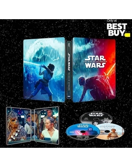 Diseño steelbook Star Wars the rise of Skywalker 