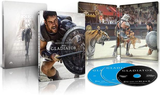 Diseño final nuevo steelbook 4K Gladiator 
