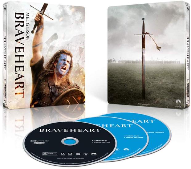 Nuevo steelbook 4K Braveheart por su 25 aniversario 