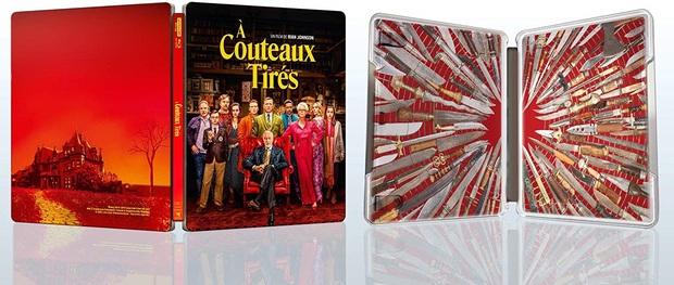 Diseño final steelbook francés Knives Out