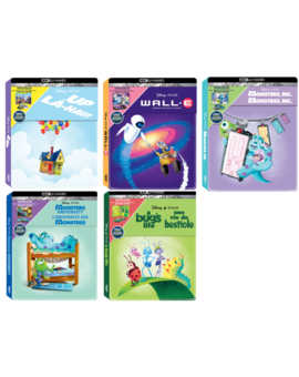 Más títulos de Pixar en steelbook UHD 4K en USA