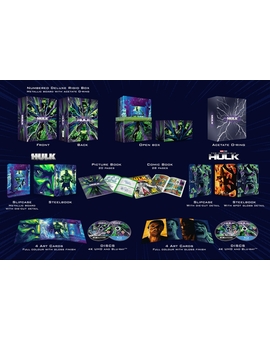 Edición deluxe coleccionista steelbook 4K Hulk & The Incredible Hulk