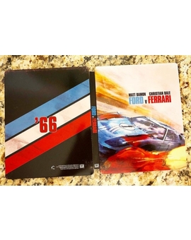 Steelbook brillante y título original Ford v Ferrari