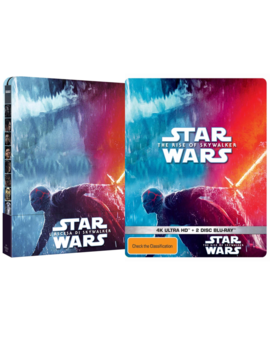 Dos steelbook Star Wars The Rise Of Skywalker en UHD 4K y 3D
