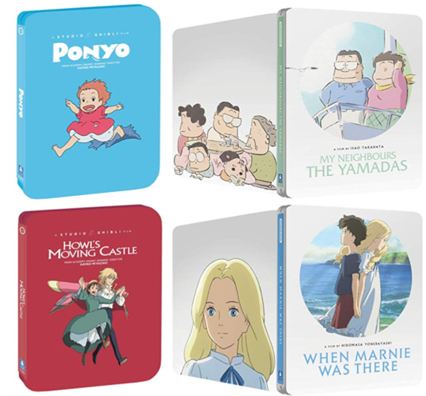Más steelbook Ghibli en USA/UK