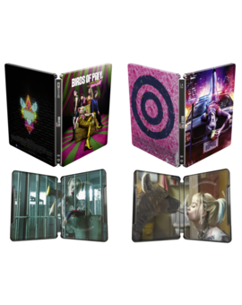 Dos steelbook para Birds Of Prey en UHD 4K/BD