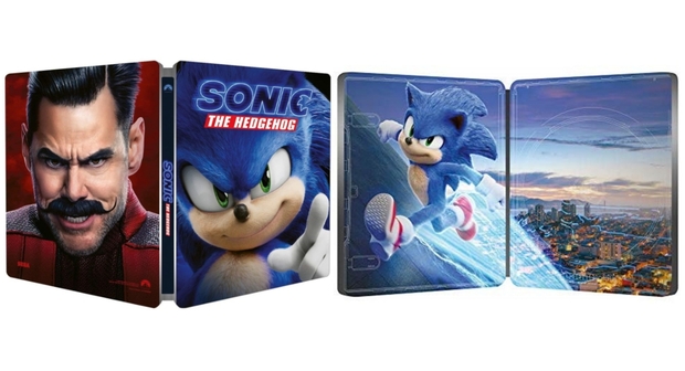 Diseño final steelbook Sonic the hedgehog