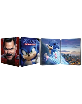 Diseño final steelbook Sonic the hedgehog