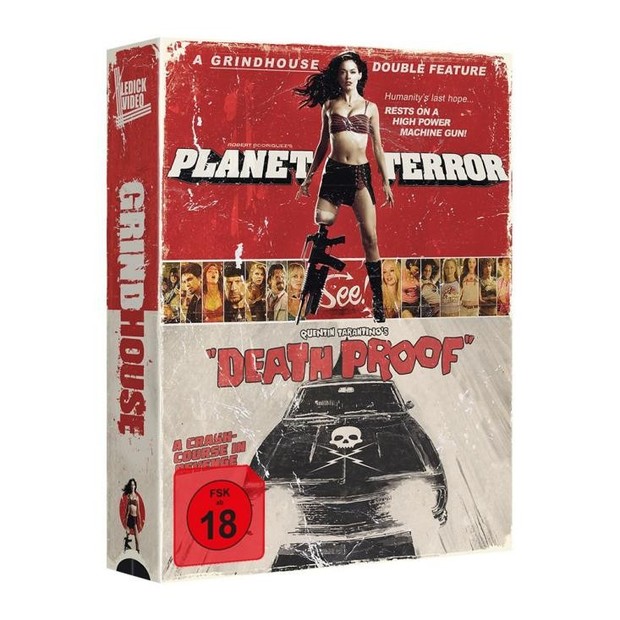 Edición retro vhs de Grindhouse en blu-ray