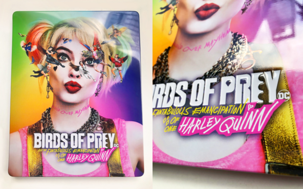 Steelbook Birds Of Prey con brillo y relieves 