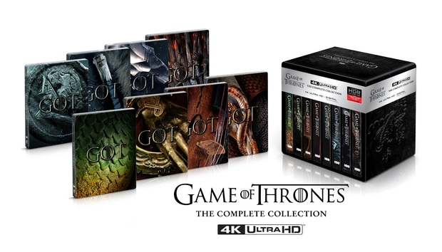 Nuevos steelbook de GOT en UHD 4K