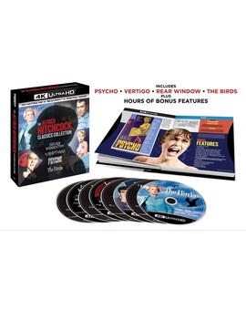 Presentación The Alfred Hitchcock Classics Collection 4K/BD