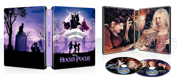 Diseño final steelbook UHD 4K Hocus Pocus