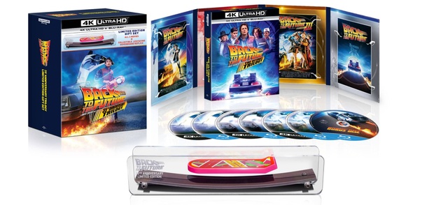 Presentación digipak UHD 4K/ BD Back to the future trilogy