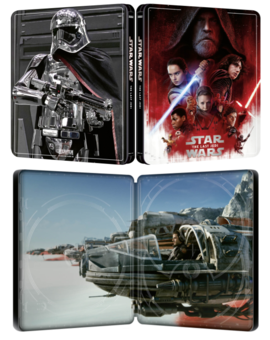 Steelbook exclusivo Star Wars The Last Jedi en UHD 4K/BD
