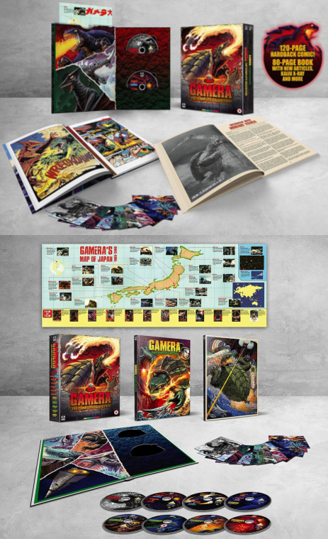 Nuevos detalles de la colección completa Gamera de Arrow Video