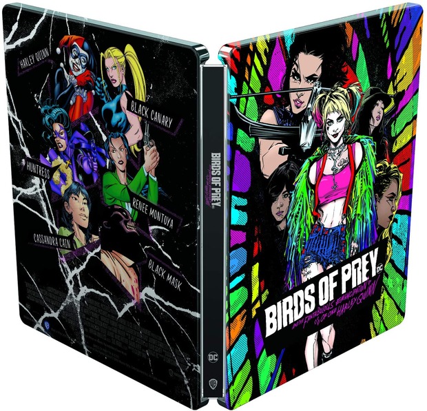 Diseño steelbook comic Birds of Prey