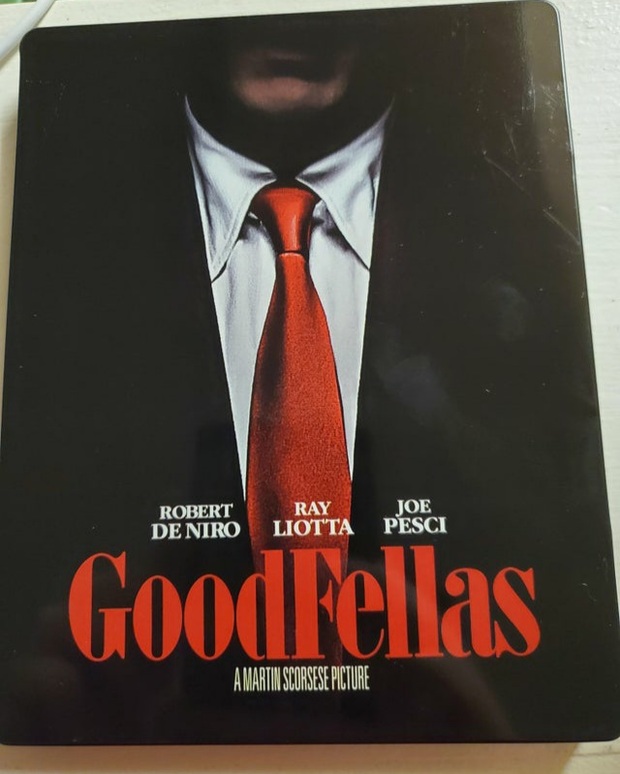 Steelbook 4K Goodfellas con título y brillante