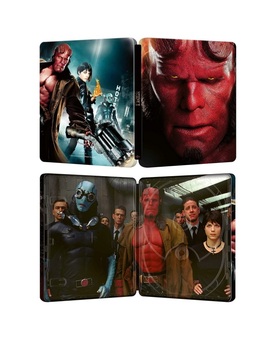 Diseño steelbook 4K/BD Hellboy 2