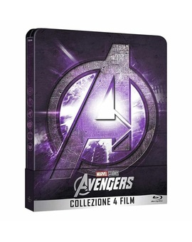 Steelbook con las 4 películas de Los Vengadores 