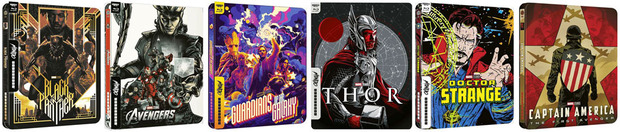 Nuevos steelbook Mondo en UHD 4K/BD: Marvel