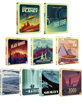 Nueva oleada de steelbook sci-fi con póster y diseño ilustrado